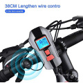 Wholesale 2020 New Smart Bicycle Front Light aluminum water proof USB Rechargeable Bike Flashlight With Speedometer